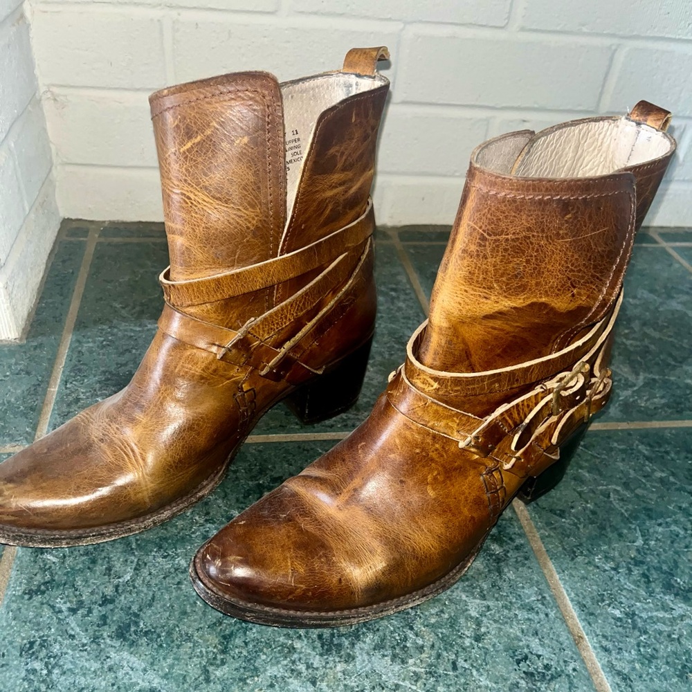 Freebird by Steven Brown Ankle Boots with Western Flair
